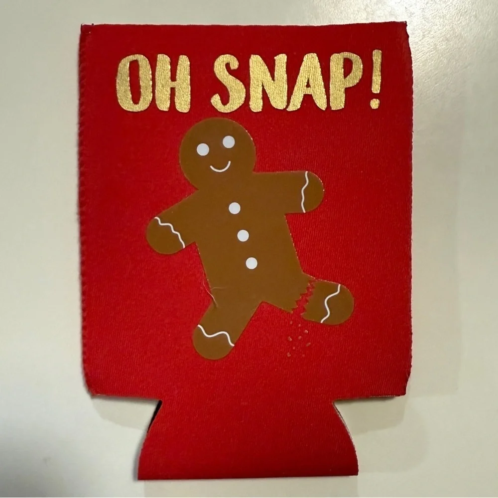 Gingerbread Man Koozie Oh Snap